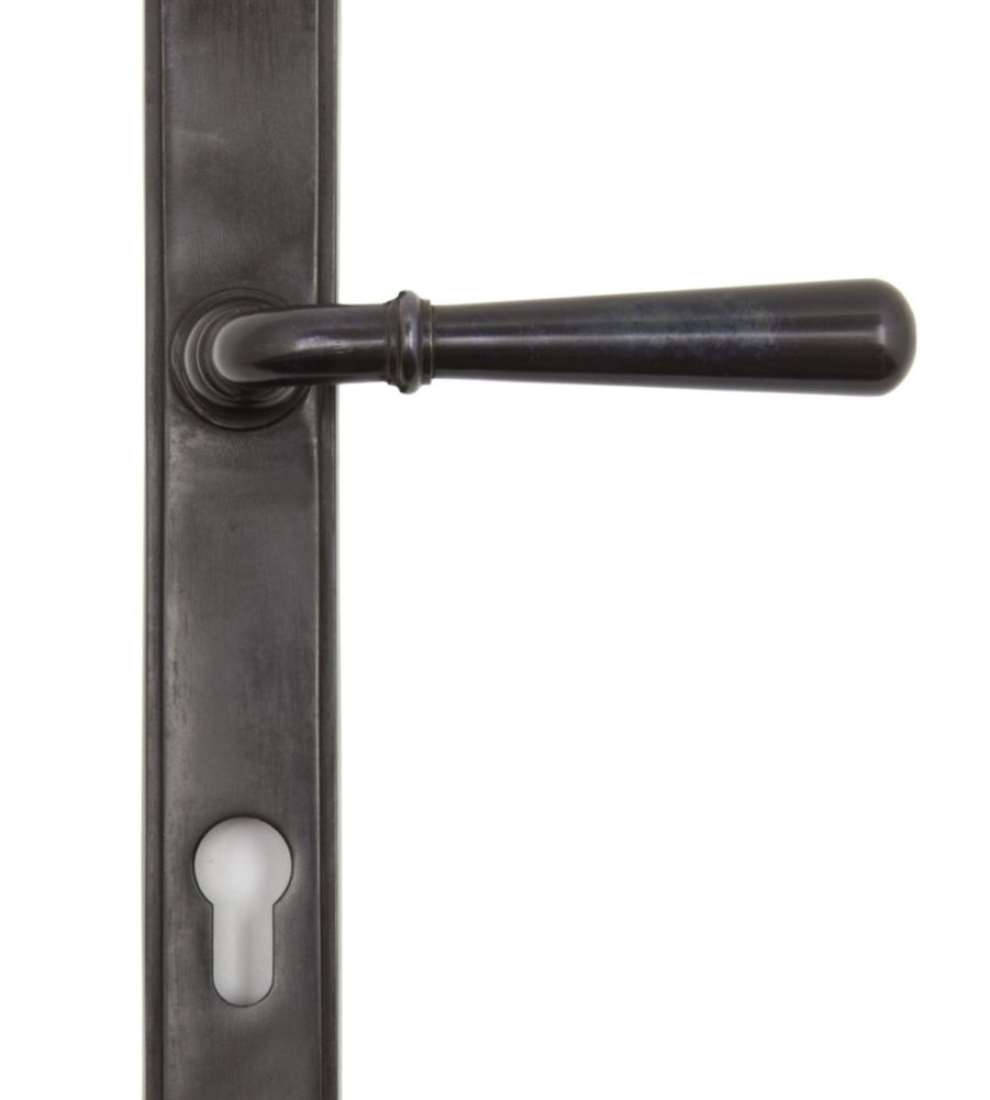 Aged Bronze Newbury Slimline Lever Espag. Lock Set