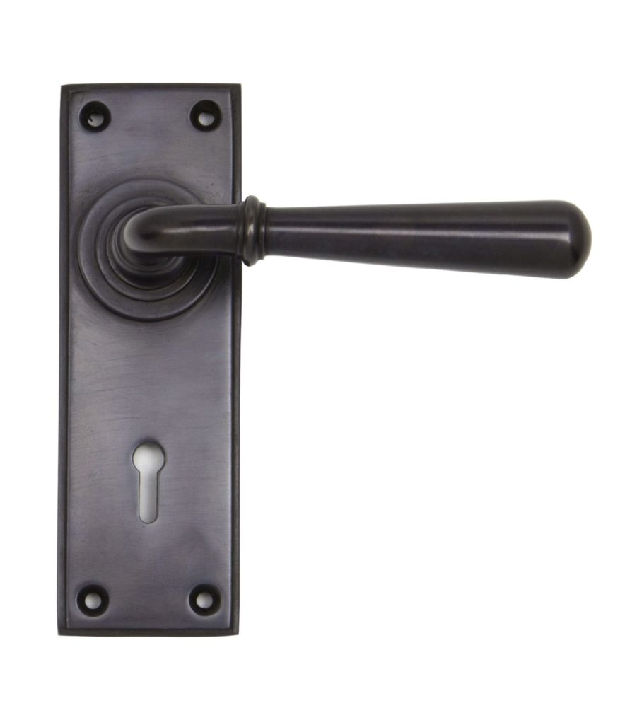 Aged Bronze Newbury Lever Lock Set