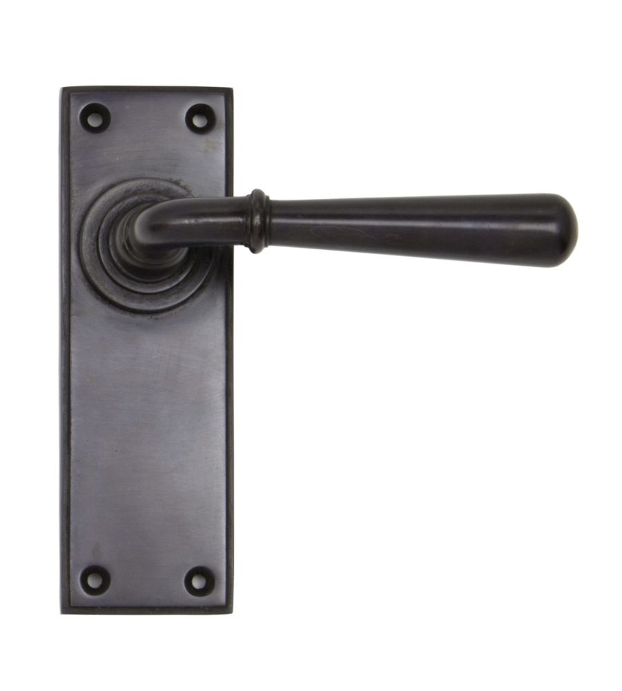 Aged Bronze Newbury Lever Latch Set