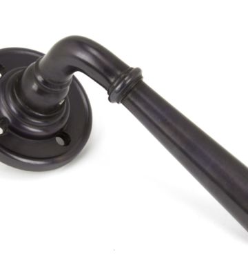 From The Anvil Aged Bronze Newbury Lever on Rose
