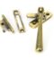 Aged Brass Locking Newbury Fastener