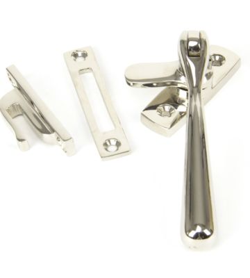 From The Anvil Polished Nickel Locking Newbury Fastener