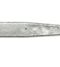 Pewter 24" Hook & Band Hinge - Cranked (pair)