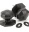 External Beeswax Octagonal Mortice/Rim Knob Set - Large 