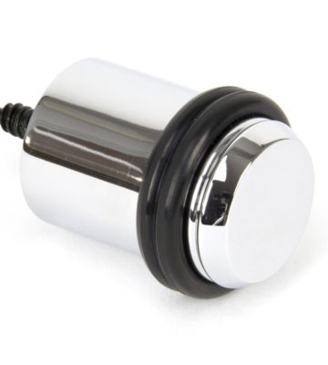 From The Anvil Polished Chrome Floor Mounted Door Stop