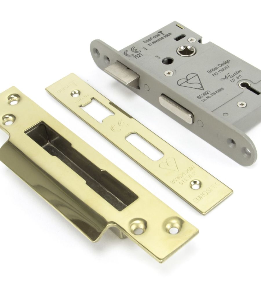 PVD 3" BS Heavy Duty BS Sash Lock