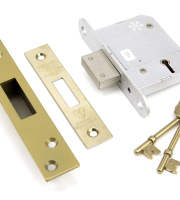 From The Anvil PVD 2½” 5 Lever BS Deadlock KA