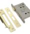 PVD 3" Heavy Duty Bathroom Mortice Lock