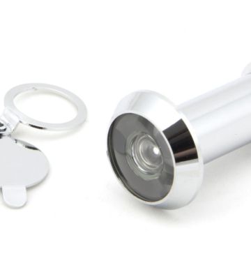 From The Anvil Polished Chrome Door viewer 180 degrees