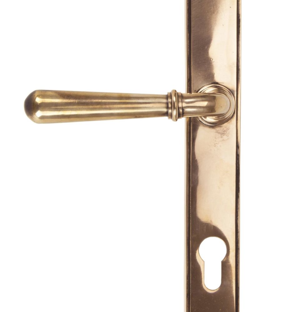 Polished Bronze Newbury Slimline Lever Espag. Lock Set