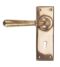 Polished Bronze Newbury Lever Lock Set
