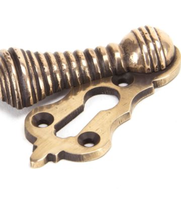 From The Anvil Polished Bronze Beehive Escutcheon