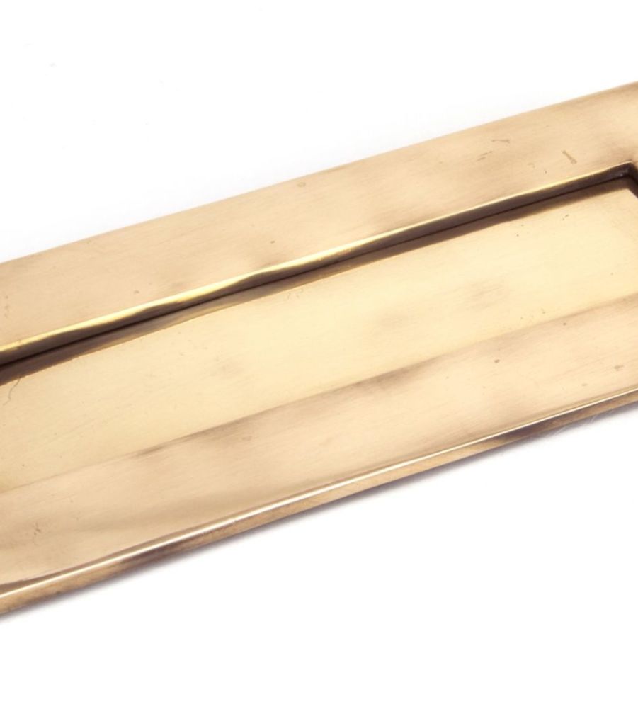 Polished Bronze Small Letterplate