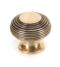 Polished Bronze Beehive Cabinet Knob - Large