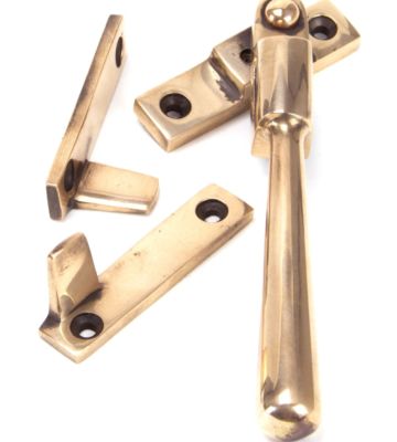 From The Anvil Polished Bronze Night-Vent Locking Newbury Fastener