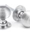 Satin Chrome Heavy Beehive Mortice/Rim Knob Set