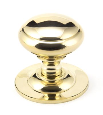 From The Anvil Polished Brass Centre Door Knob