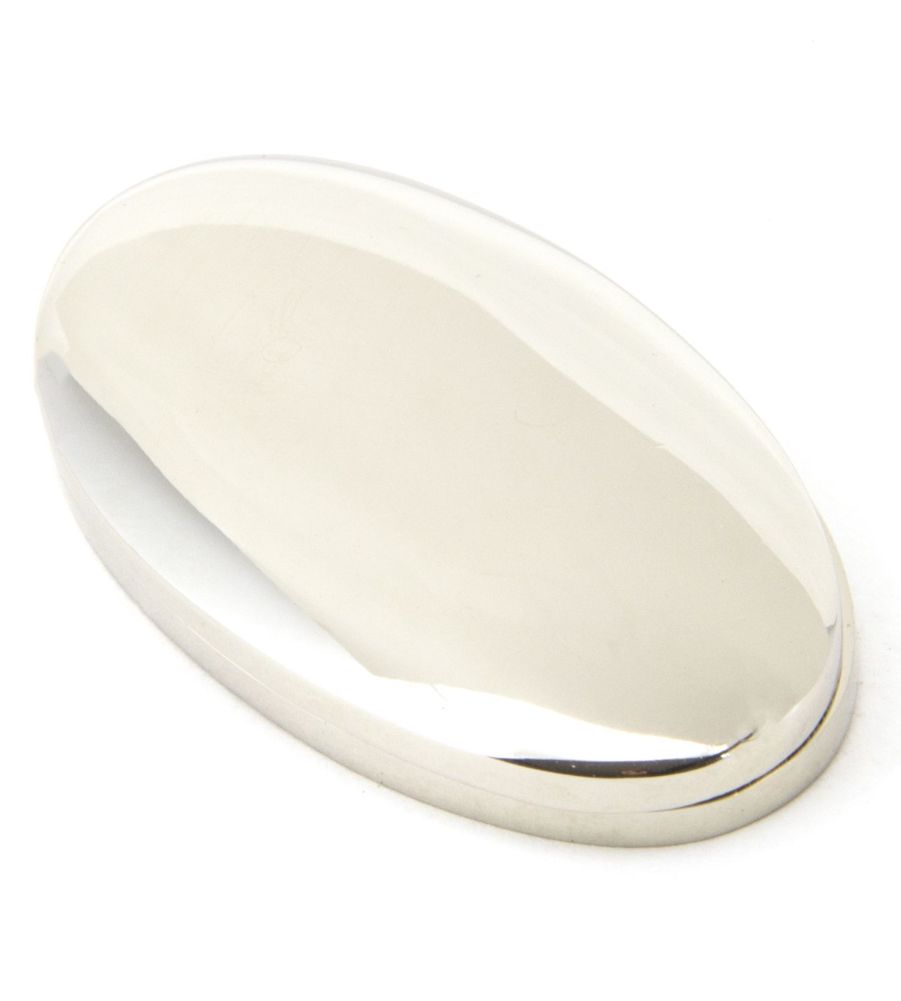 Polished Nickel Oval Escutcheon & Cover