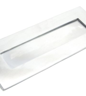 From The Anvil Satin Chrome Small Letter Plate
