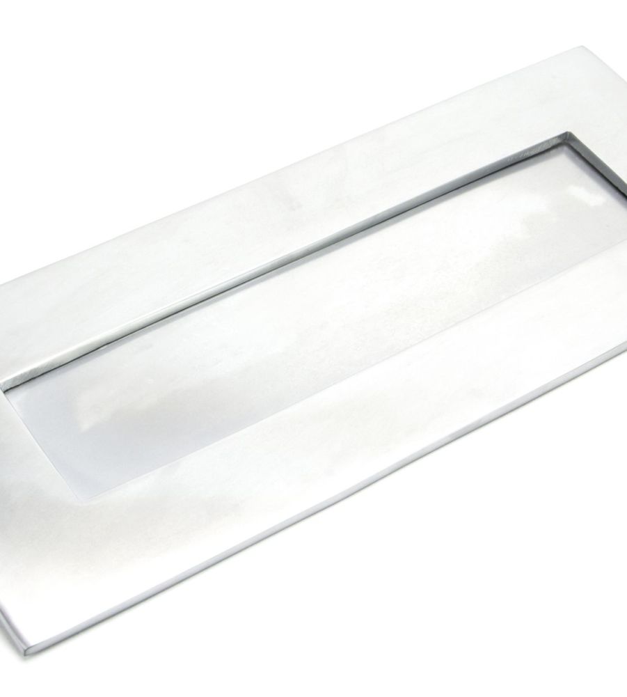 Satin Chrome Small Letter Plate