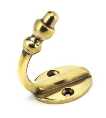 From The Anvil Aged Brass Coat Hook