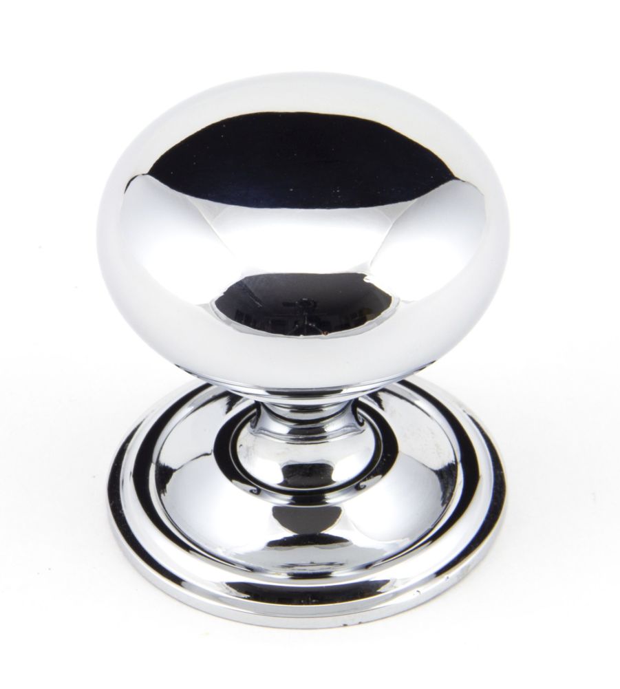 Polished Chrome 38mm Mushroom Cabinet Knob