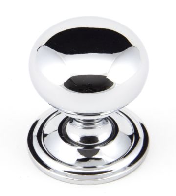 From The Anvil Polished Chrome 32mm Mushroom Cabinet Knob