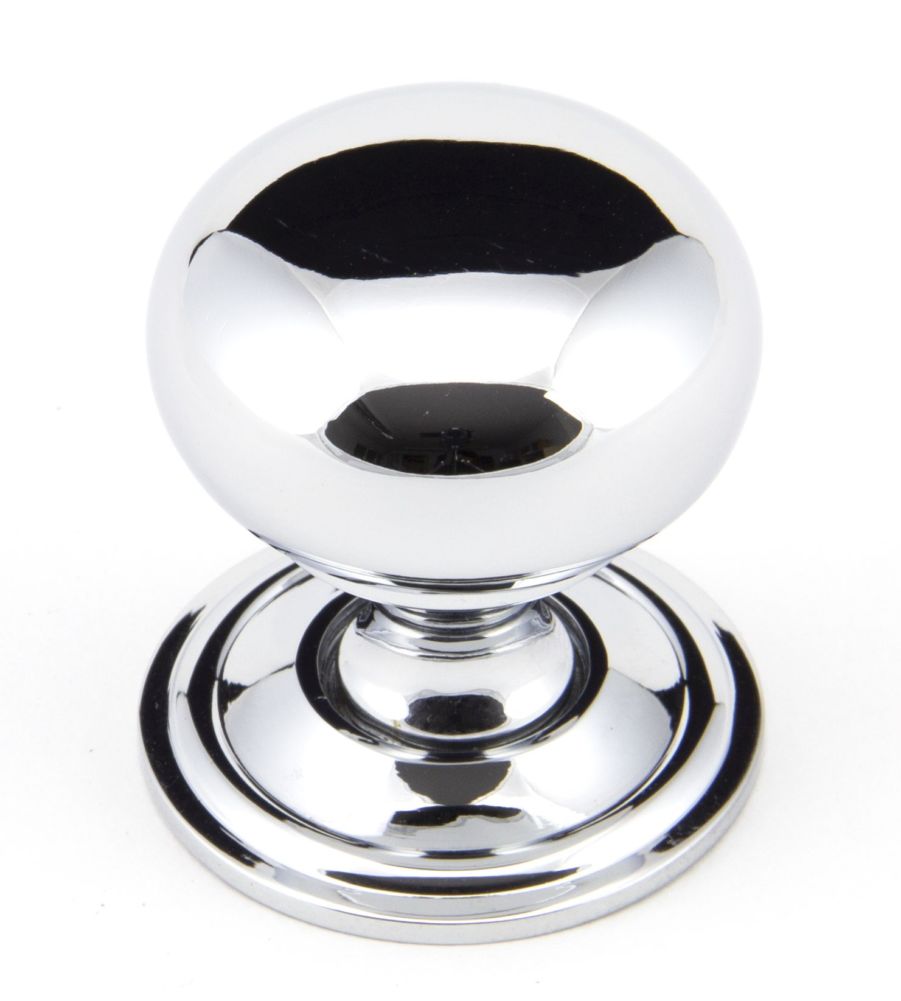 Polished Chrome 32mm Mushroom Cabinet Knob