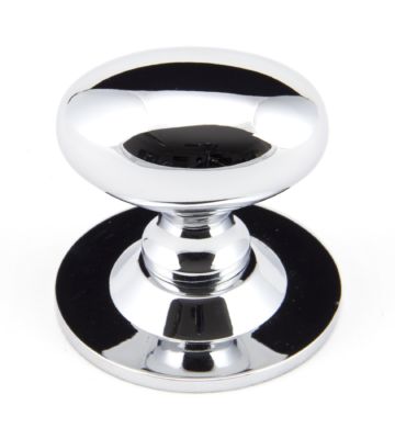 From The Anvil Polished Chrome 40mm Oval Cabinet Knob
