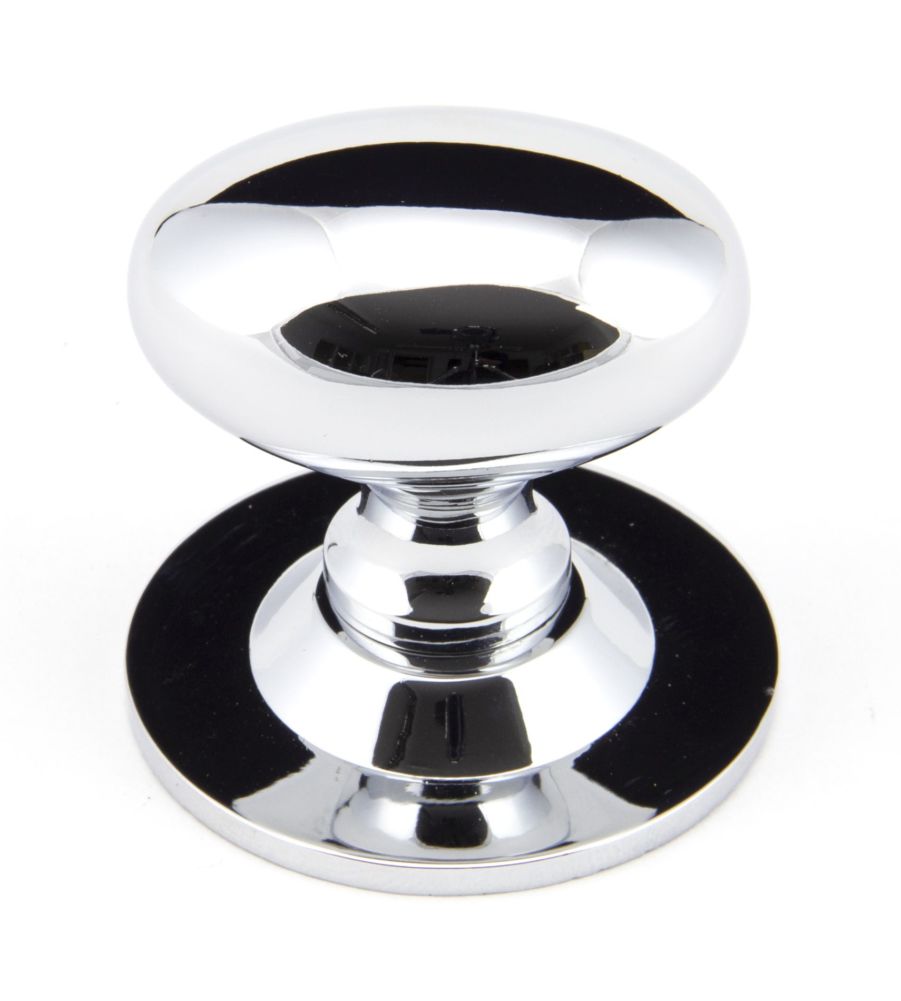 Polished Chrome 40mm Oval Cabinet Knob