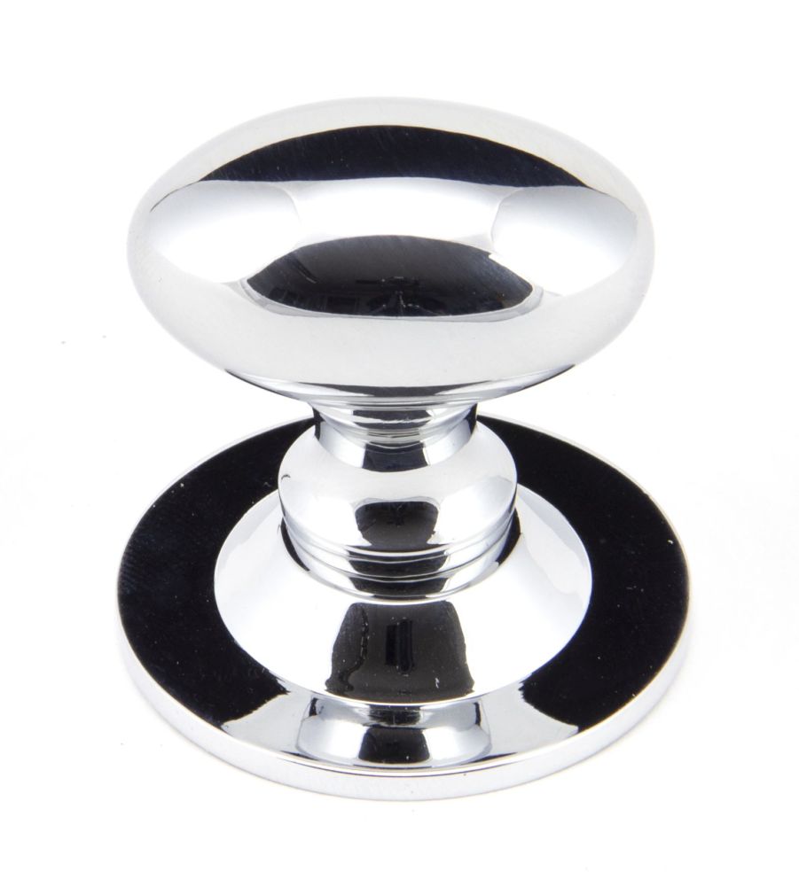 Polished Chrome 33mm Oval Cabinet Knob