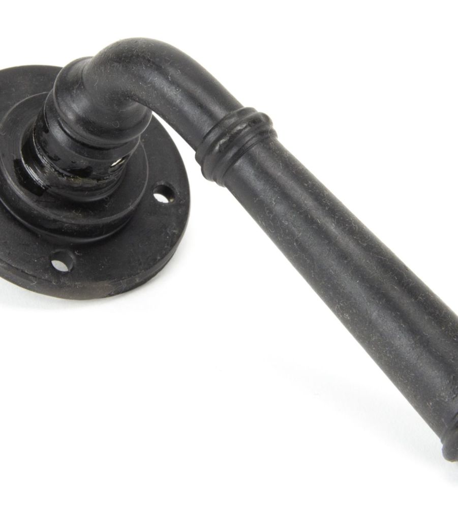 External Beeswax Regency Lever on Rose Set