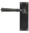 Black Regency Lever Latch Set