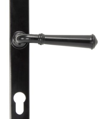 From The Anvil Black Regency Slimline Lever Espag Lock Set