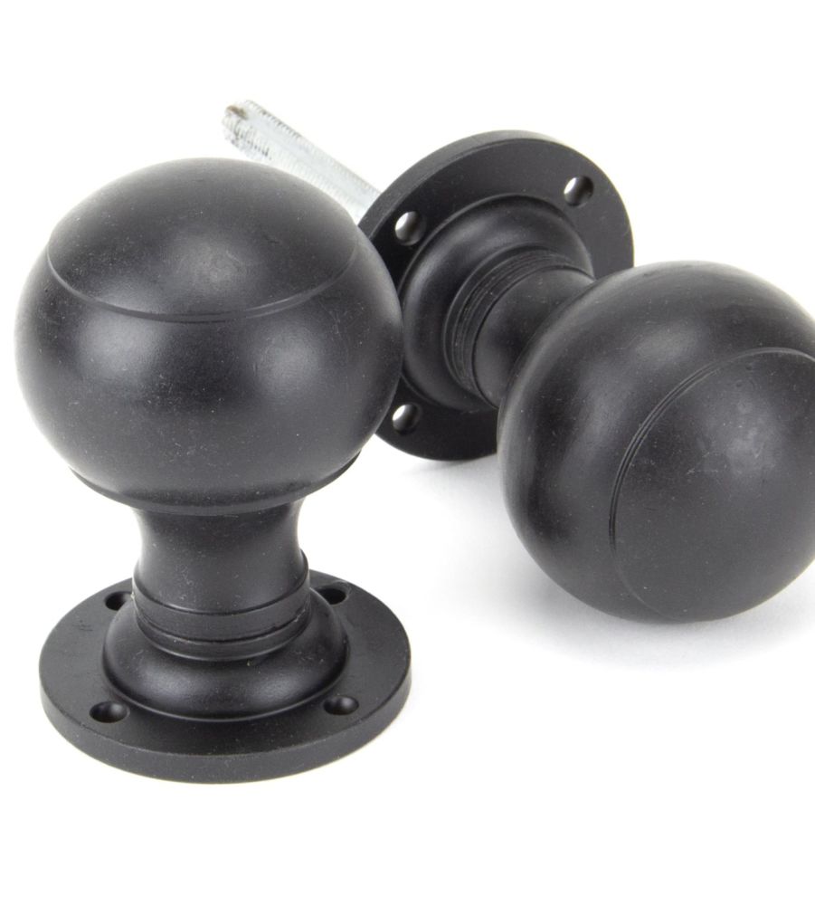 External Beeswax Regency Mortice/Rim Knob Set