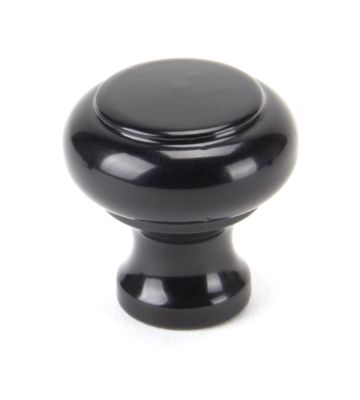 From The Anvil Black Regency Cupboard Knob – Small