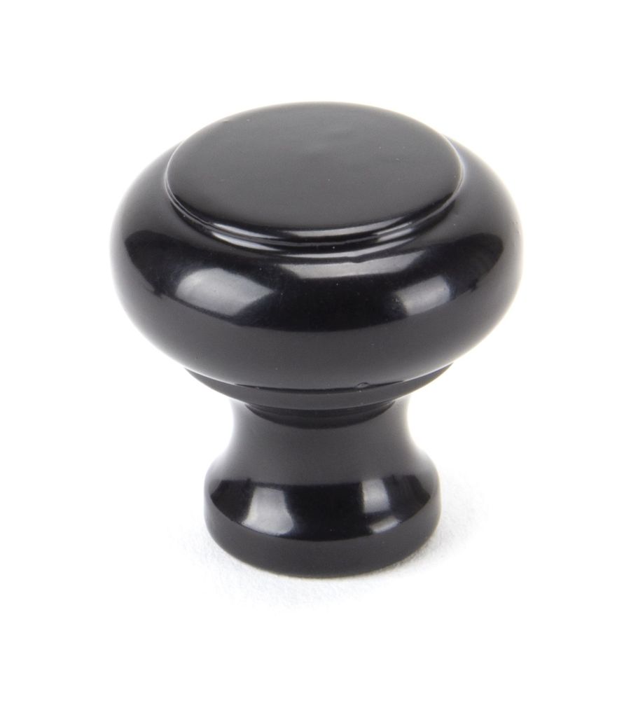 Black Regency Cupboard Knob - Small