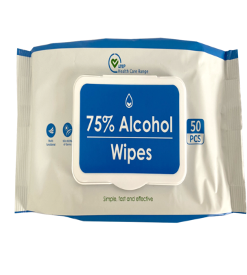 Alcohol Hand Wipes – Pack of 50