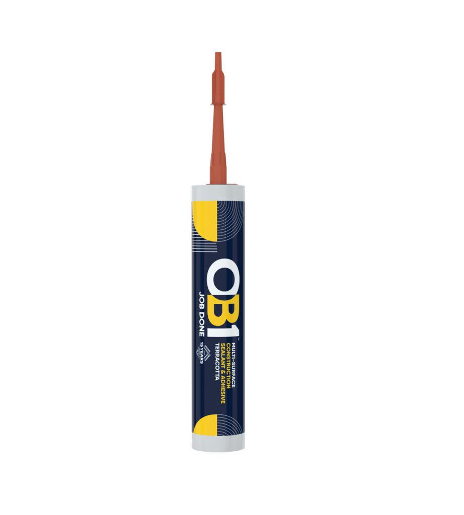 OB1 MultiSurface Sealant & Adhesive Terracotta 290ml Sealco Scotland