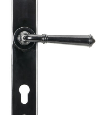 From The Anvil Black Regency Lever Espag. Lock Set