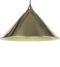 From The Anvil Smooth Brass Interior Hockley Pendant