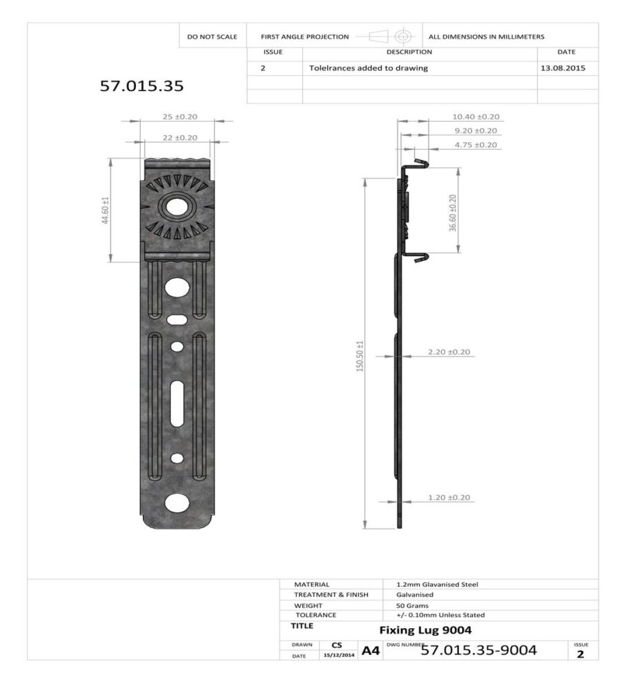 AN51361-01 Schuring Fixing Clips (9004) 150mm - Box of 250 - Image 4