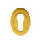 Carlisle Brass AA1 Escutcheon Polished Brass - Euro Profile On Concealed Fix Round Rose 50mm