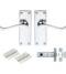 Carlisle Brass GK002CP/INTB Contract Victorian Scroll Latch Pack 118 X 40