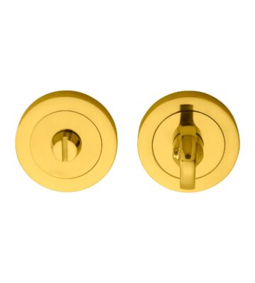 Carlisle Brass AA12L Turn & Release On Concealed Fix Round Rose (4.9 X 80mm Longer Spindle) 51mm – Set