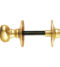 CARLISLE BRASS AA133 TURN & RELEASE TO SUIT BATHROOM LOCK / OVAL TURN 32MM - SET