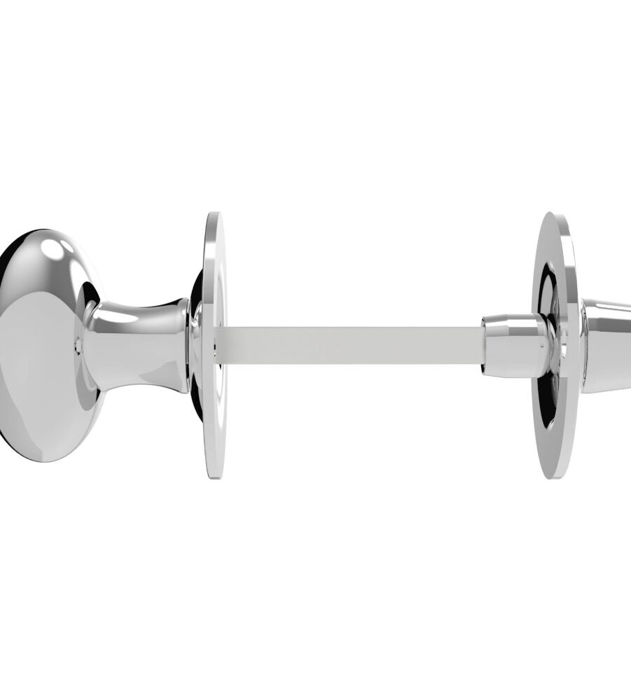 CARLISLE BRASS AA133CP TURN & RELEASE TO SUIT BATHROOM LOCK / OVAL TURN 32MM - SET