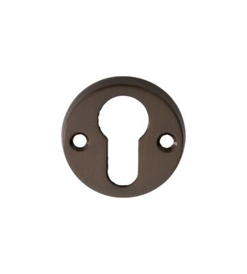 Carlisle Brass AA145DB Escutcheon – Euro Profile On Face Fix Round Rose Bgos (Dark Bronze Matt) 45mm