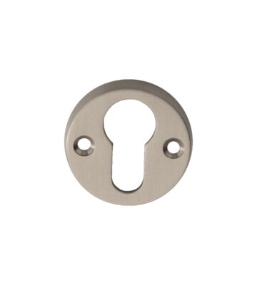 Carlisle Brass AA145SN Escutcheon – Euro Profile On Face Fix Round Rose Nis (Satin Nickel) 45mm