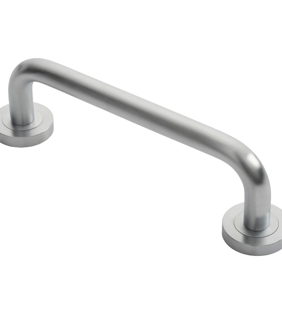 CARLISLE BRASS AA16BSC STUDIO H - PULL HANDLE ON ROSE (CONCEALED FIX) CSA (SATIN CHROME) 229MM